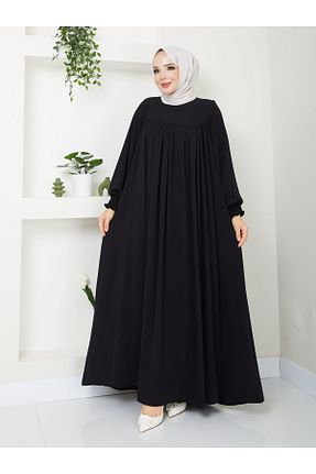 لباس حجاب مشکی زنانه کلوش kevser ferace - کد 855607793