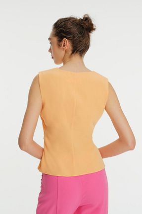بلوز نارنجی زنانه ساده Exquise - کد 645505100