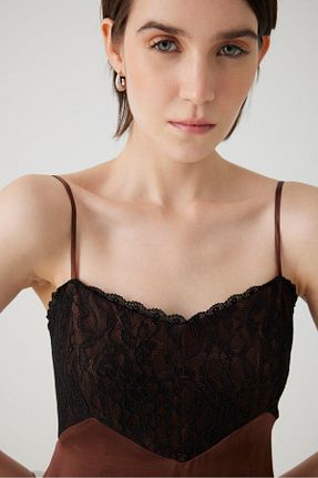 لباس قهوه ای زنانه بافتنی Exquise - کد 854420687