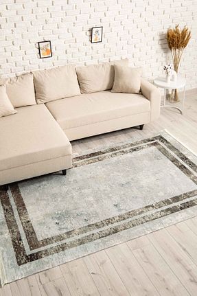 فرش طوسی زیره ضد لغزش Oriente Home - کد 756437017