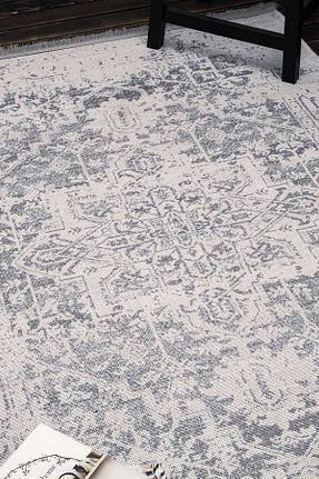 فرش طوسی زیره ضد لغزش Oriente Home - کد 829656750