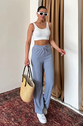 شلوار طوسی زنانه بافتنی MODAGEN - کد 820493558