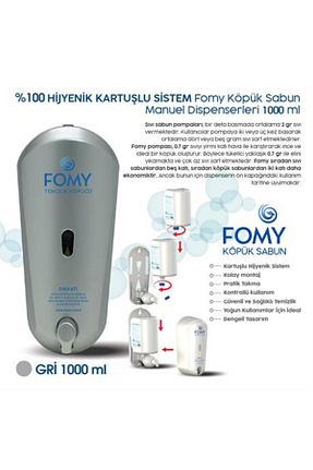 جا صابونی طوسی پلاستیک Fomy - کد 46944124