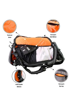 کیف اسپرت مشکی زنانه ابعاد بزرگ MUSCLECLOTH - کد 43163038