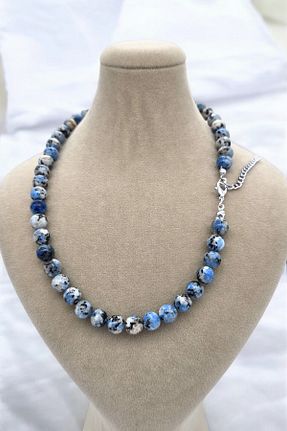 گردنبند جواهر رنگی زنانه سنگ طبیعی NBS Beautiful Naturel Stones - کد 855770250