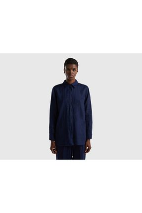 پیراهن سرمه ای زنانه رگولار United Colors of Benetton - کد 736040927