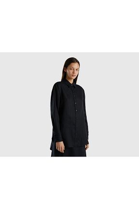 پیراهن مشکی زنانه رگولار United Colors of Benetton - کد 736040918