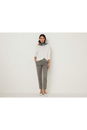 شلوار طوسی زنانه پنبه ای United Colors of Benetton - کد 645426198