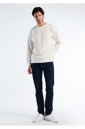 سوئیشرت بژ مردانه ساده United Colors of Benetton - کد 823580712