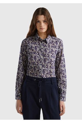پیراهن سرمه ای زنانه رگولار United Colors of Benetton - کد 808012948