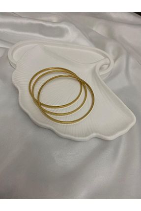 دستبند استیل (فولاد) طلائی زنانه استیل ضد زنگ Alyonajewelry - کد 842864025