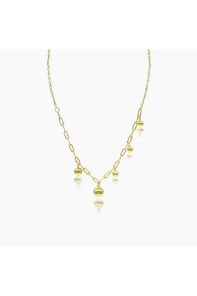 گردنبند نقره طلائی زنانه 925 عیار Jewel by Aila - کد 849757485