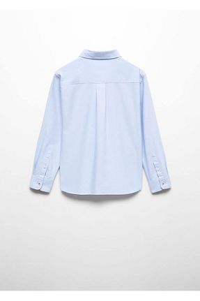 پیراهن آبی بچه گانه رگولار MANGO Kids - کد 788443345