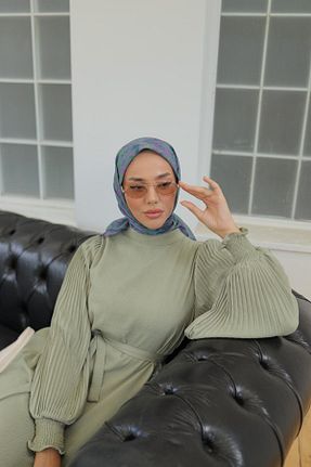 روسری قهوه ای پنبه ای Silk Home - کد 846953691