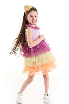 لباس بنفش بچه گانه بافتنی Colorinas - کد 473282050