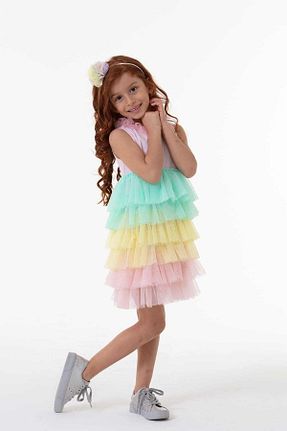 لباس صورتی بچه گانه بافت Colorinas - کد 4578347