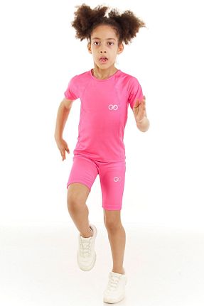 شلوارک و برمودا صورتی بچه گانه فاق بلند Colorinas - کد 695699016