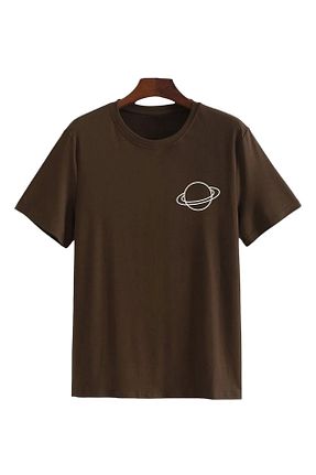 تیشرت قهوه ای بچه گانه اورسایز DAXİS Sportwear Company - کد 832678961