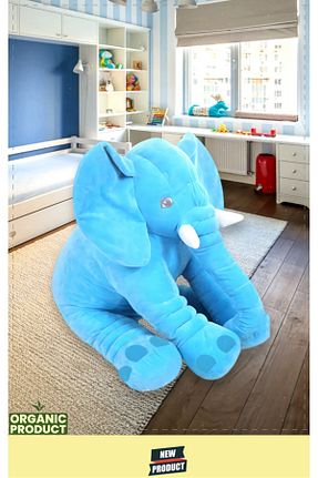 اسباب بازی مخملی آبی بچه گانه 85 cm OMZ - کد 831917088
