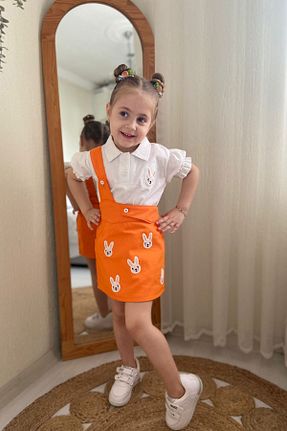 لباس نارنجی بچه گانه پنبه ای Genel Markalar - کد 843368700