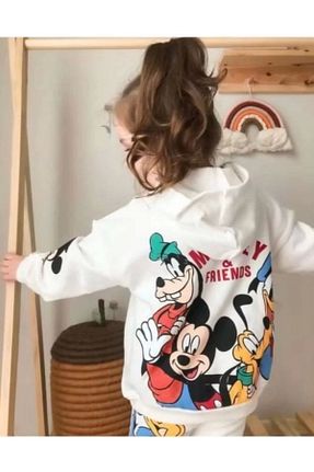 ست کرمکن اسپرت بژ بچه گانه پنبه ای MGD - کد 475331061