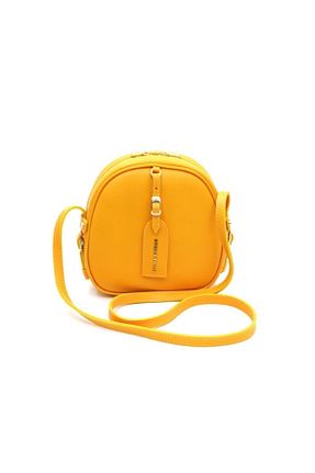 کیف دوشی زرد زنانه چرم مصنوعی STEEPPOLO - کد 42927434