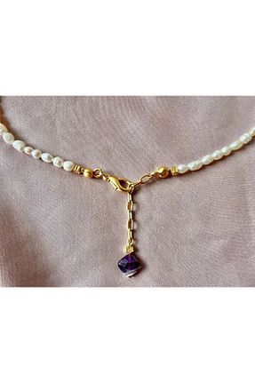 گردنبند مروارید سفید مروارید فرهنگی ŞİFA SHOP - کد 815119182