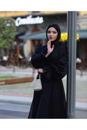 شال مشکی زنانه شیفون BAHARYAMAÇLI - کد 855746304