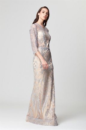 لباس مجلسی و فارغ التحصیلی زنانه توری Abiye Sarayı - کد 38939402