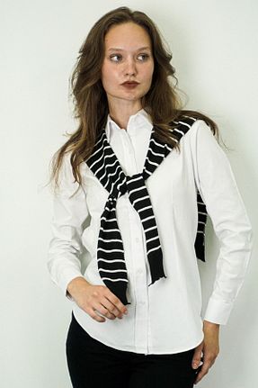 پلیور مشکی زنانه ساده ZB Moda - کد 855772319