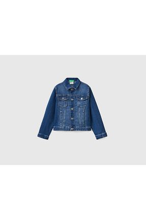 کت بلیزر سرمه ای بچه گانه جین United Colors of Benetton - کد 729010801