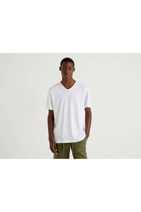 تیشرت سفید مردانه رگولار United Colors of Benetton - کد 92614982