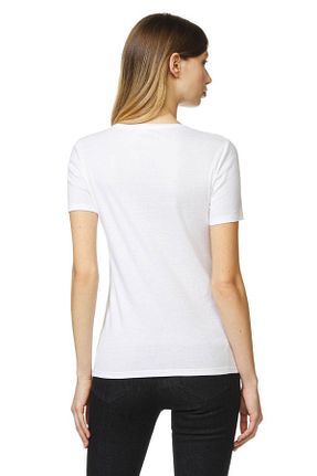 تیشرت سفید زنانه رگولار United Colors of Benetton - کد 37427436