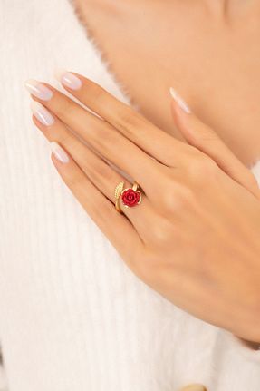 انگشتر جواهر طلائی زنانه زیرکن Eva Jewelry - کد 237226880