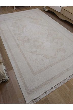 فرش بژ آنتی باکتریال Kumru - کد 792675041