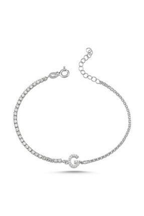 دستبند نقره رنگی زنانه 925 عیار Genel Markalar - کد 855843075
