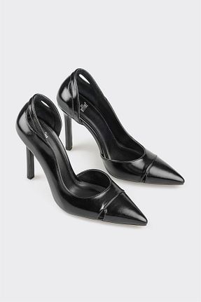 کفش پاشنه بلند کلاسیک مشکی زنانه Micro Elle - کد 855911711