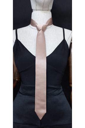 کراوات بژ زنانه مخلوط پلی استر es moda shop - کد 855942721