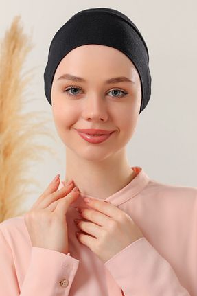کلاه شنای حجاب مشکی زنانه Melodi Scarf - کد 855957376