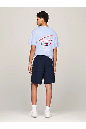 شلوارک و برمودا سرمه ای مردانه پارچه Tommy Hilfiger - کد 855983854