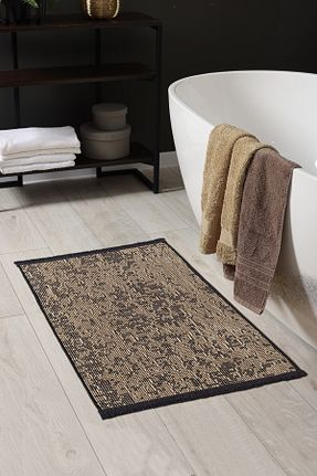 پادری حمام قهوه ای 60 x 100 karmen home - کد 855988962