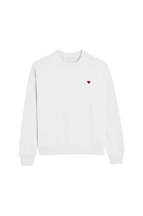 سوئیشرت سفید زنانه چاپی The Champ Clothing - کد 853896838