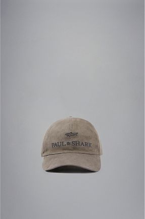 کلاه فیروزه ای مردانه چرم خالص Paul&Shark - کد 856006508