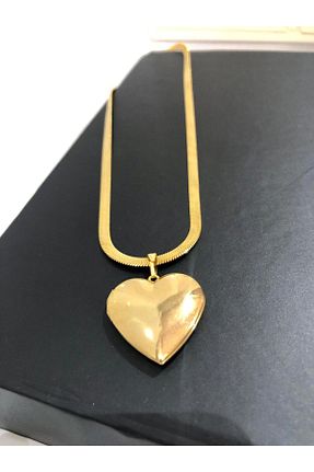 گردنبند استیل ( فولاد ) طلائی زنانه استیل (فولاد) EGES SHİNE - کد 856013184