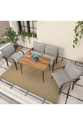 ست باغچه طوسی چوب Mygusi - کد 759353338
