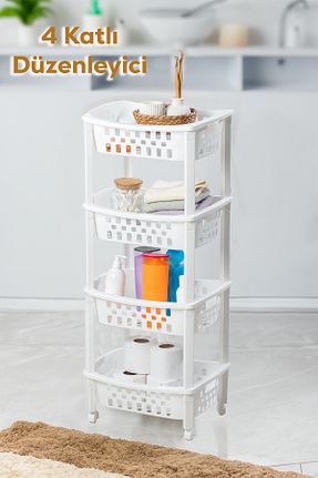 نظم دهنده حمام سفید پلاستیک Porsima - کد 856030760