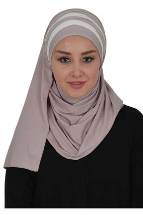 شال قهوه ای زنانه پنبه ای Ayşe Tasarım - کد 63058746