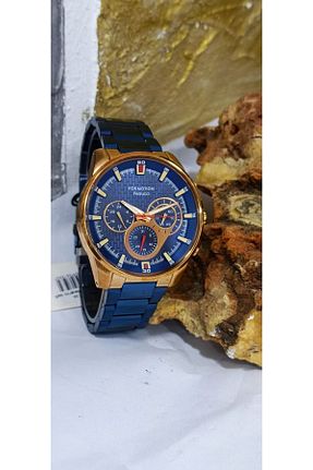 ساعت مچی سرمه ای مردانه 44 میلی متر Ferrucci - کد 856036055