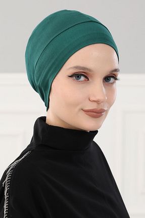 کلاه شنای حجاب سبز زنانه Aisha