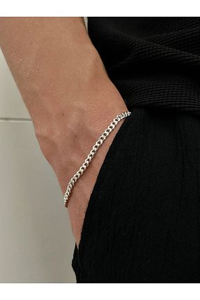 دستبند نقره مردانه 925 عیار Siset Gümüş - کد 855829731